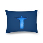 cristo-azu-l-retangular-pillow